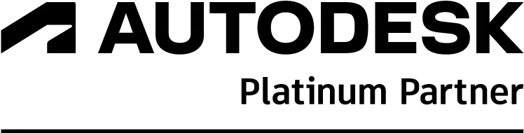 Autodesk platinum partner logo cmyk black